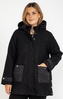 Manteau en bouclette