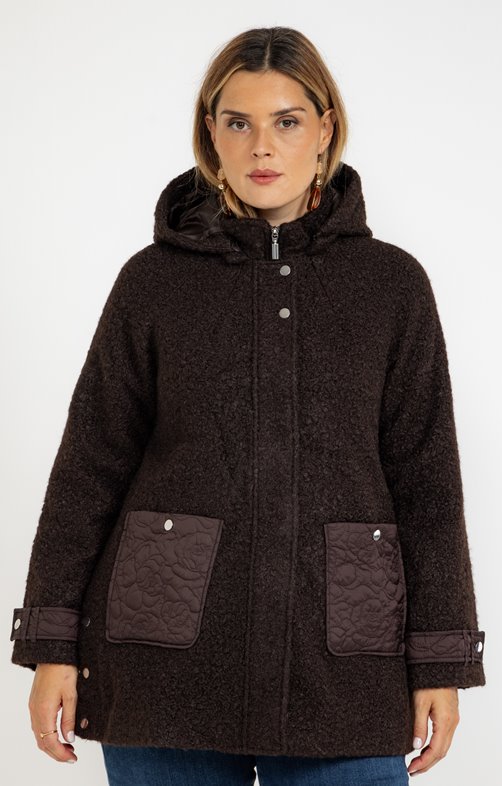 Manteau en bouclette