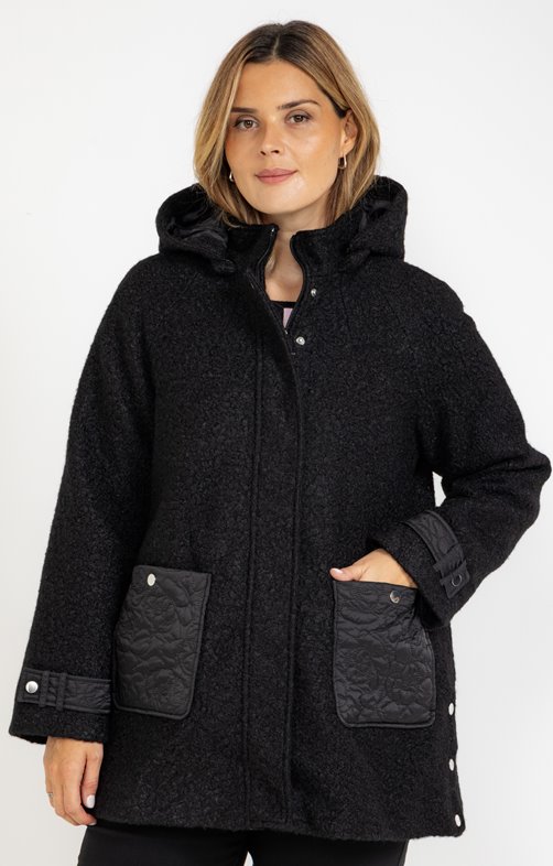 Manteau en bouclette