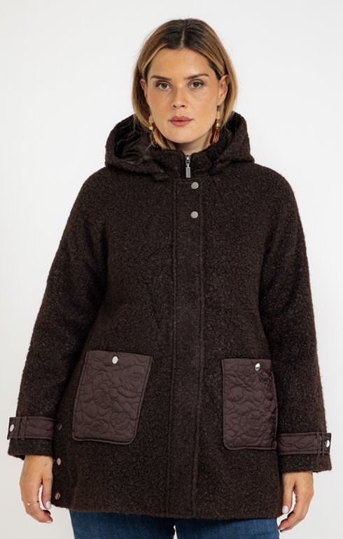 Manteau en bouclette