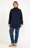 Manteau court bi-matière