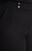 Pantacourt en maille détail 4 boutons