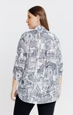 CHEMISE IMPRIMEE PARIS AVEC CRAVATTE 