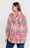 CHEMISE IMPRIMEE IKAT AVEC FOILED
