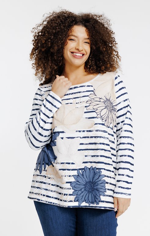 Tee-shirt maille chaude imprimé