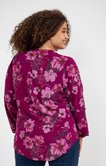 Chemise viscose imprimé floral