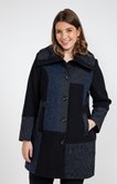 Manteau patch avec boutons