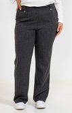 Pantalon large gris avec passants