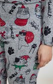 Pantalon pyjama chats noël