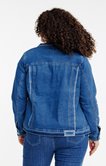 Veste en jean avec détails de broderie