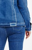 Veste en jean avec détails de broderie