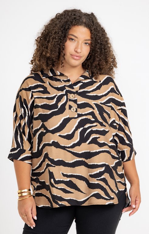 Chemise zébrée