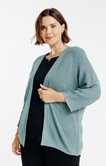 Cardigan avec fil lurex