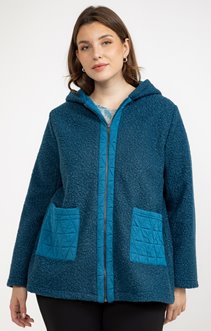 Manteau bi-matière