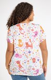 Tee-shirt imprimé chats