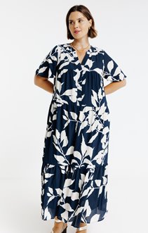 Robe longue imprimé fleuri