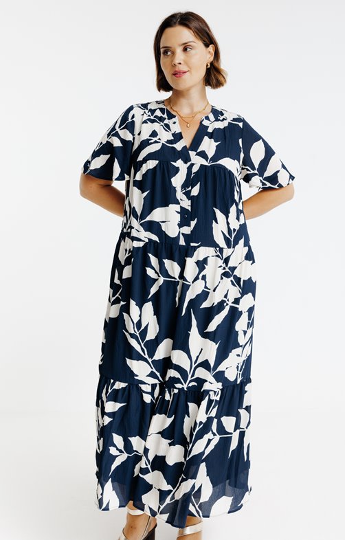 Robe longue imprimé fleuri
