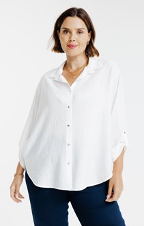Chemise effet froissé