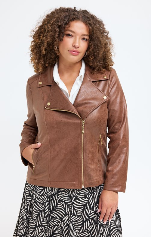 Veste zippée unie