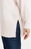 Pull uni col montant