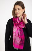Foulard pashmina fuchsia