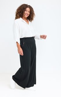 Pantalon large maille épais