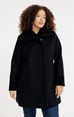 Manteau avec flockage léopard