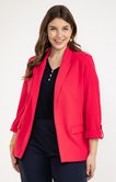Veste de blazer ouverte style tailleur