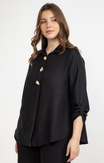 Chemise avec boutons fantaisies