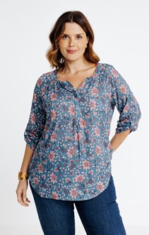 Chemisier encolure tunisienne