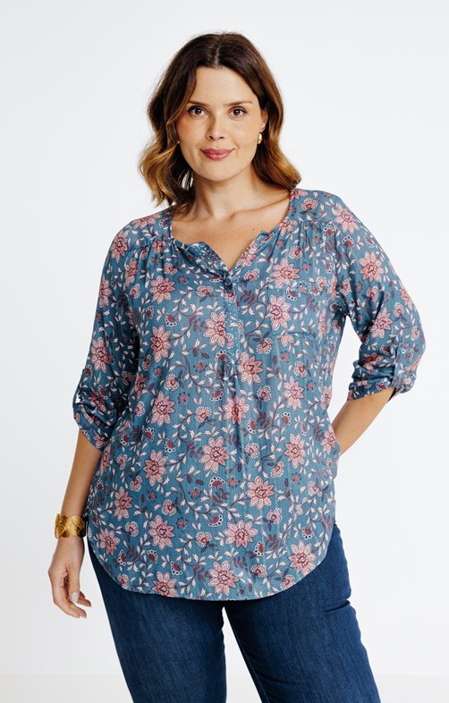 Chemisier encolure tunisienne