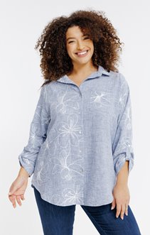 Chemise brodée