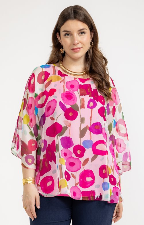 Tunique fluide imprimée