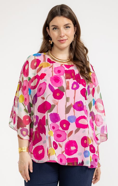 Tunique fluide imprimée