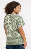 Tunique imprimée manches courtes