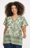 Tunique imprimée manches courtes