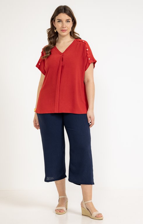 Pantacourt matière légère