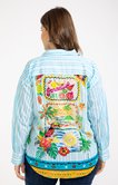 Chemise oversized en voile de coton