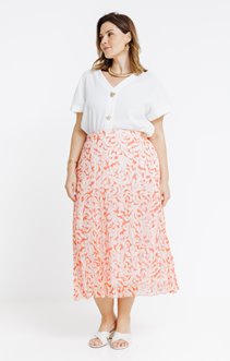 Jupe froissée avec boucle