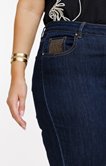 Pantalon slim effet denim