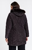 Parka mi-longue brodée
