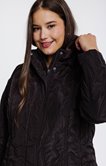 Parka mi-longue brodée