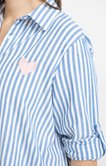 Chemise en coton rayée