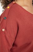 Pull avec boutons sur les épaules