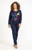 Pull avec boutons sur les épaules