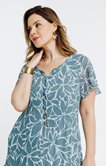 Robe plissée à volants