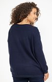 Pull avec coeurs colorés