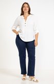 Pantalon denim large