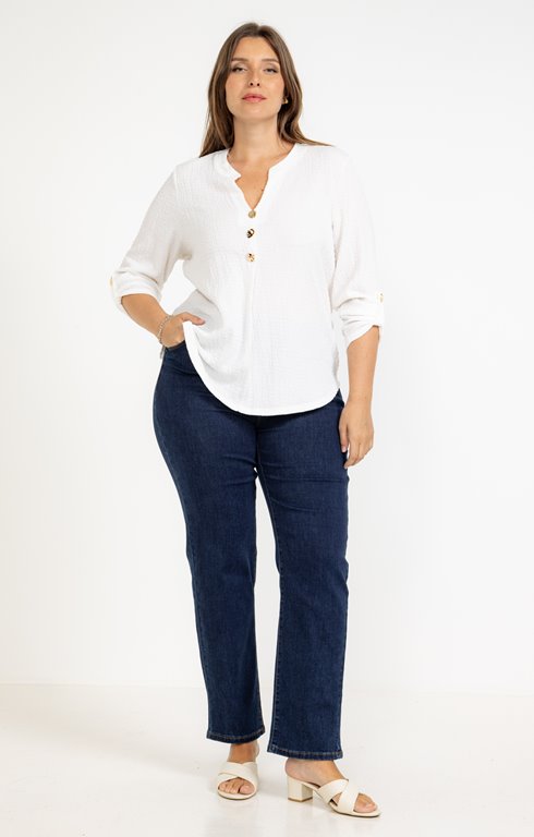 Pantalon denim large