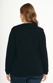 Cardigan uni avec boutons recouverts